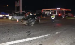 Gümüşhane'de kazaya karışan otomobil yayalara çarptı: 11 yaralı