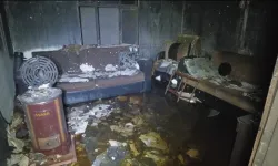 Edirne'de alev alev yanan ev küle döndü, mahalleli seferber oldu