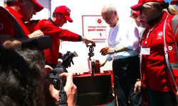 TBMM Başkanı Kurtulmuş, Şırnak Gabar Dağı'ndaki petrol akışını izledi