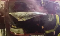 Tekirdağ'da kontağı çevirir çevirmez otomobil yanmaya başladı