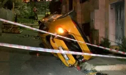 Taksi, 10 metreden çıkmaz sokağa uçtu
