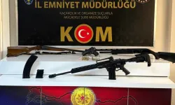 Erzincan'da silah operasyonu