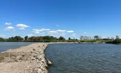 Meriç Nehri'ne deniz suyu karışmaması için set çekildi