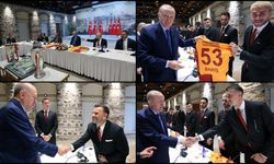 Cumhurbaşkanı Erdoğan, Galatasaray futbol takımını kabul etti