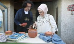 Emine Erdoğan, Nevşehir'de Türk Mutfağı Haftası kapsamında yoğurt mayaladı