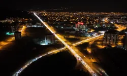 "Kilit kavşak" Kırıkkale'de trafik yoğunluğu oluştu