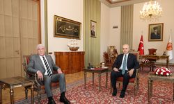 TBMM Başkanı Kurtulmuş, İYİ Parti Genel Başkanı Dervişoğlu'nu kabul etti