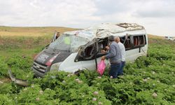 Amasya’da yolcu minibüsü takla attı: 1 ölü, 4 yaralı