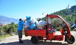 Bayramda Alanya'ya 5 bin ton atık bırakıldı