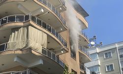Aydın'da yedi katlı binada yangın
