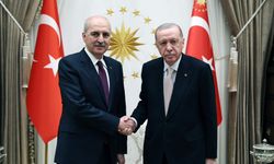 Cumhurbaşkanı Erdoğan, TBMM Başkanı Kurtulmuş'u kabul etti