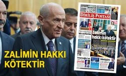 Zalimin hakkı kötektir