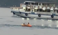Sarıyer'de korku dolu anlar: İki çocuk denize botla açıldı