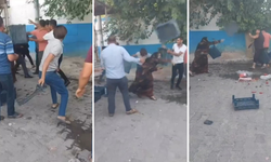 Pazarda alışveriş kavgası meydan savaşına döndü