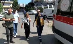 Eski iş yerine gidip kendini yakmak istedi