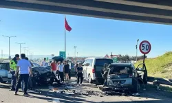 Bolu'da 4 otomobilli kaza: 1 ölü 6 yaralı