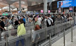 İstanbul'daki havalimanlarında Kurban Bayramı yoğunluğu