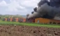 Ankara'da tavuk çiftliğinde yangın