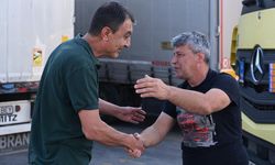 Tır şoförleri bir bayramı daha ailelerinden uzakta kutladı