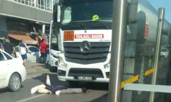 İstanbul Eyüpsultan'da tankerin çarptığı kişi öldü