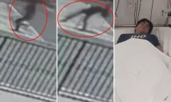 Voleybol filesine takılan öğrenci beyin kanaması geçirdi