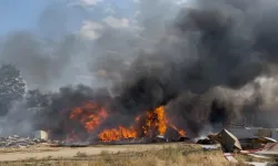 Tekirdağ Çorlu’da ot balyası yangını: 5 bin 600 balyada maddi kayıp