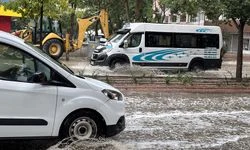 Konya'da sağanak ve dolu yağışı etkili oldu