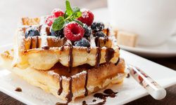 Dışarıdan almaya son! Evde pratik waffle tarifi