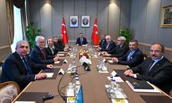 Yılmaz Türkiye-KKTC Parlamentolar Arası Dostluk Grubu heyetini kabul etti