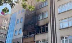 Konya'da apartman yangını: 5 kişi dumandan etkilendi