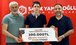 LGS şampiyonundan 100 bin TL'lik anlamlı bağış!