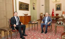 Numan Kurtulmuş, TİP lideri Erkan Baş'la görüştü