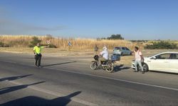 Edirne'de anız yangını meraya sıçradı: Hamzabeyli Sınır yolu kapatıldı