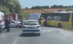 İETT otobüsü ile otomobil kafa kafaya çarpıştı: 1 kişi hayatını kaybetti