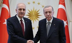 Cumhurbaşkanı Erdoğan, TBMM Başkanı Kurtulmuş'u kabul etti