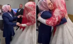 Gelinlikle evden çıkan kızına söylediği sözler gündem oldu