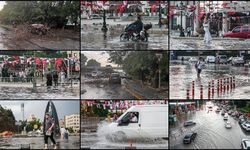 Ankara'da sağanak ve fırtına etkili oldu