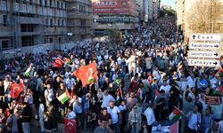 Ankara’da Gazze’ye destek yürüyüşü düzenlendi!
