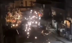 Elektrik telleri havai fişek gibi patladı