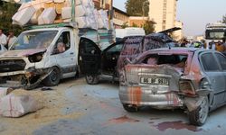 Freni boşalan tır araçları adeta biçti!