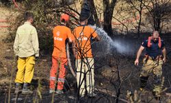 Manisa’da makilik alana sıçrayan yangın kontrol altına alındı
