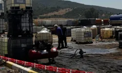 İzmir'de kaçak akaryakıt toplama alanında patlama meydana geldi