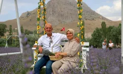 Sivas'ta aşık olduğu dağın eteğine lavanta bahçesi kurdu