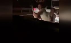 Trafikte otomobile baltayla saldıran 2 şüpheli yakalandı