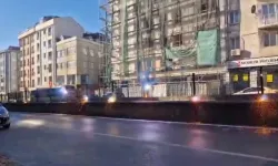 İstanbul'da tramvay hattında korkutan kaza