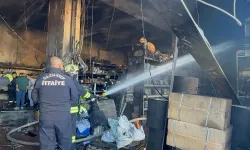 Gaziantep’te sanayi sitesinde yangın