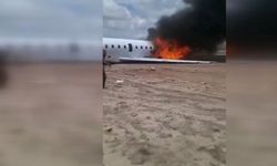 Kongo Demokratik Cumhuriyeti'nde bakanı taşıyan uçak pistten çıktı