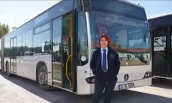 Otobüs şoförü olan kadın çocukluk hayalini gerçekleştirdi