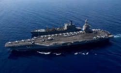 ABD'nin Gerald R. Ford uçak gemisi Karayipler'e ulaştı