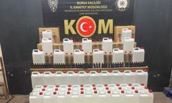 Bursa KOM'dan sahte alkol operasyonu!